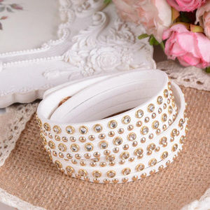 **  BRAND NEW ** WRAP AROUND BRACELET W/ RHINESTONES